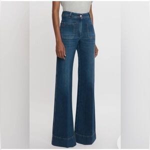 Victoria Beckham Alina High Waisted Jean